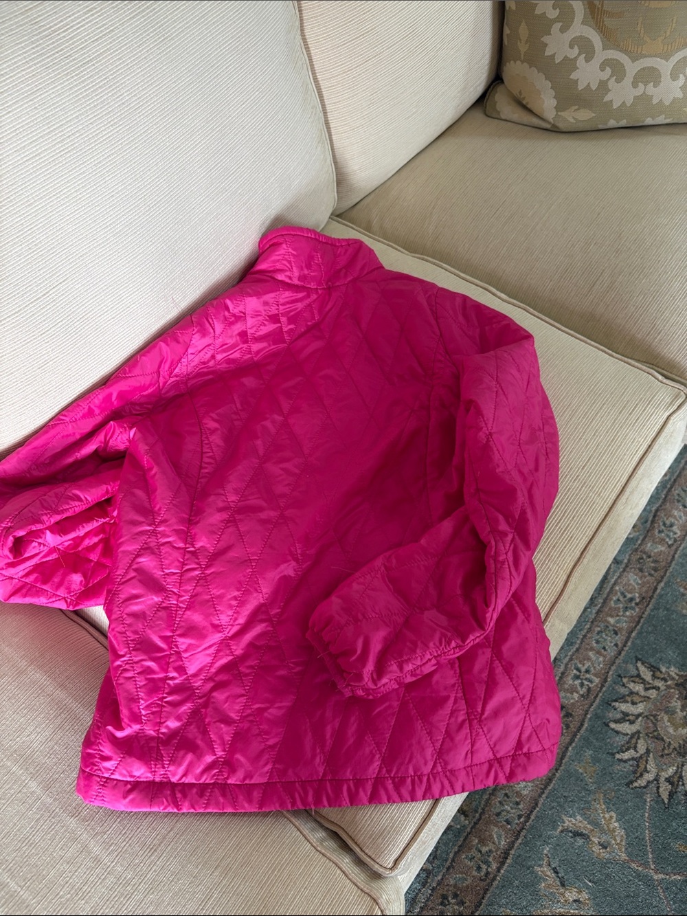 Patagonia pink coat, girls XL (14) - Picture 8 of 8